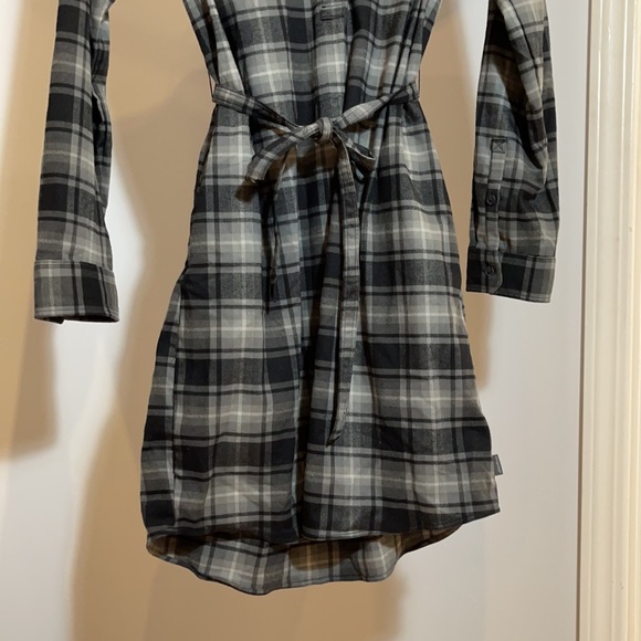 Eddie Bauer Travex Flannel Shirt Dress NWT - Picture 5 of 11